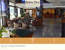 Tablet Screenshot of harbourviewresidency.com